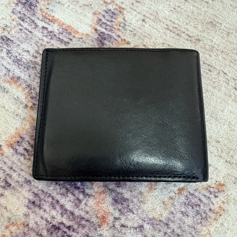 F. Antunes Trifold Men’s Wallet Portuguese‎ Leather Black